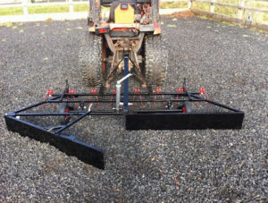 tractor mounted arena leveller